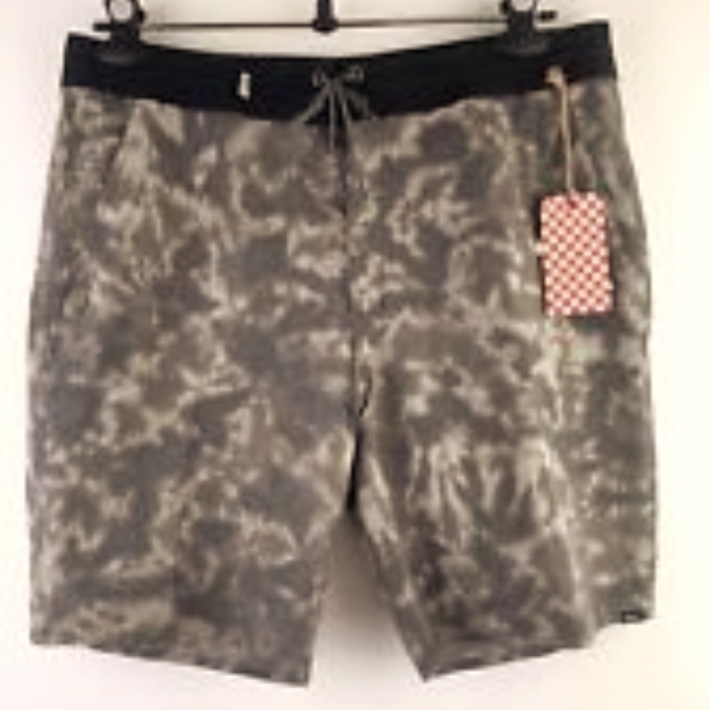 NWT Vans Deck Sider Hybrid Short Swim Board Shorts w/Stretch Garza Decksider 28